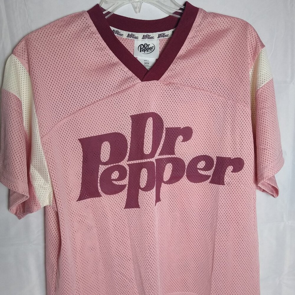 Dr Pepper T-Shirt Women, Pink & Maroon #23